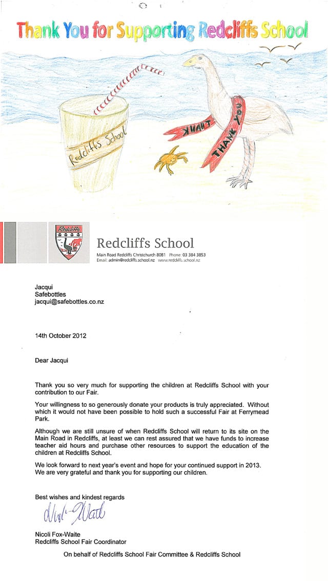 RedCliffsSchoolThankyou